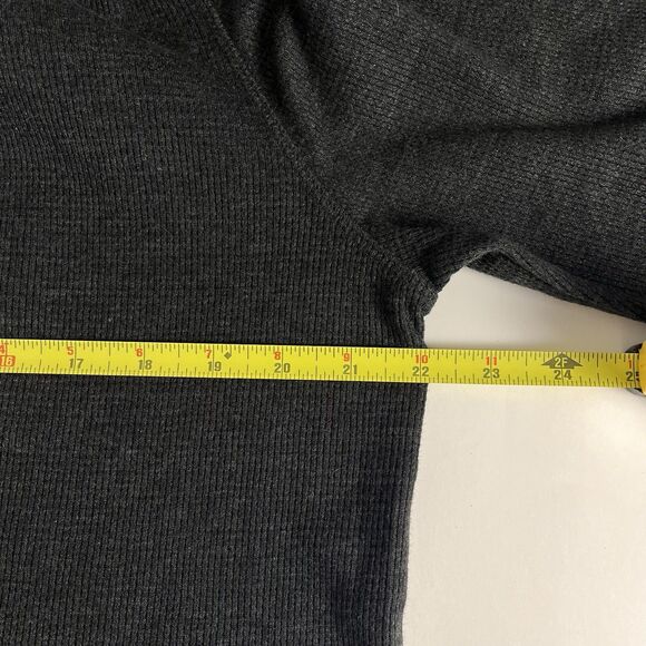 U.S. Polo Assn. Mens XXL Dark Gray Long Sleeve Waffle Knit Henley Thermal NEW - Picture 6 of 7